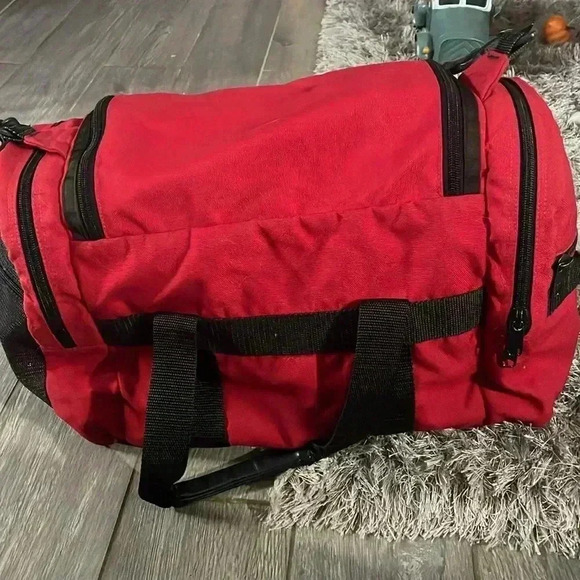 Vintage LLBean duffel canvas duffel bag - Picture 5 of 13